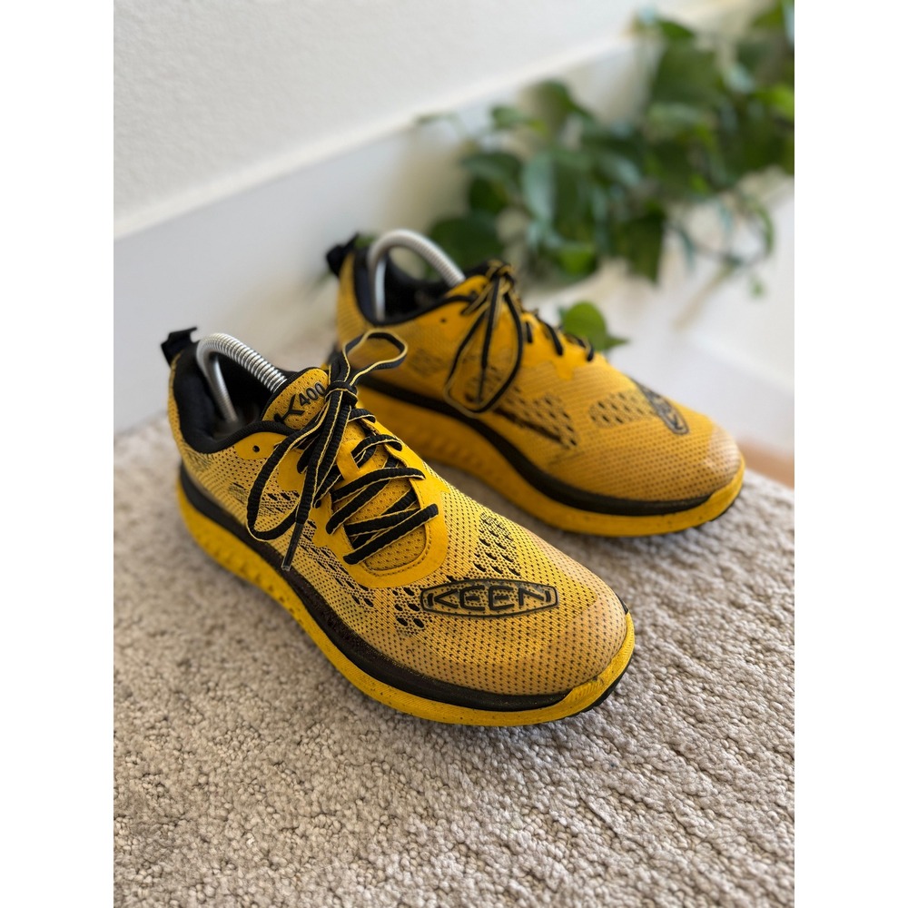 Keen WK400 SAMPLE Women 8.5 Walking Yellow Mesh Sneakers Active WORKOUT OUTDOOR‎